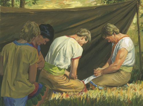 missionaries praying