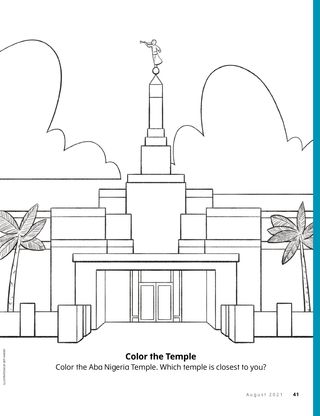 coloring page of temple