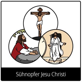 Symbol für Evangeliumsbegriff: Sühnopfer Jesu Christi