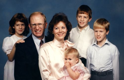 Elder Porter with his young family