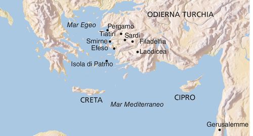 mappa, Mediterraneo orientale