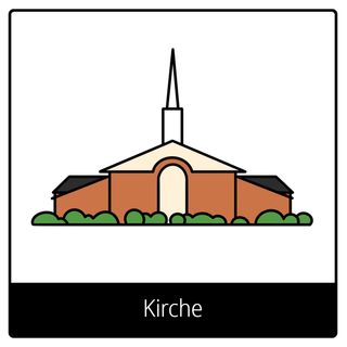 Symbol für Evangeliumsbegriff: Kirche