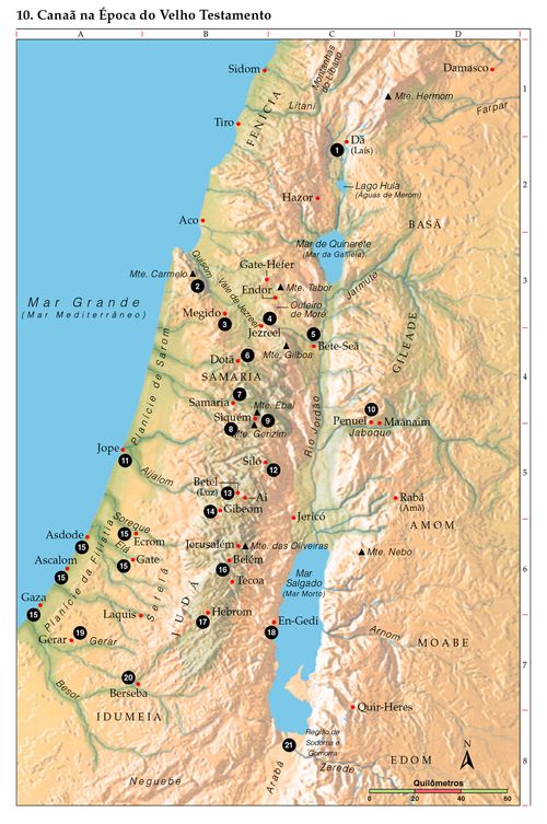 mapa 10 da Bíblia