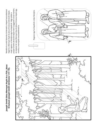 tevékenységi oldal: Joseph Smith látta Mennyei Atyát és Jézus Krisztust