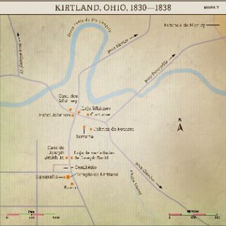 Mapa 7: Kirtland, Ohio, 1830–1838