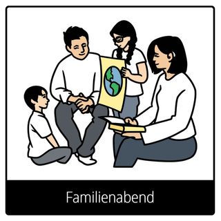 Symbol für Evangeliumsbegriff: Familienabend