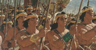 Two Thousand Young Warriors, by Arnold Friberg