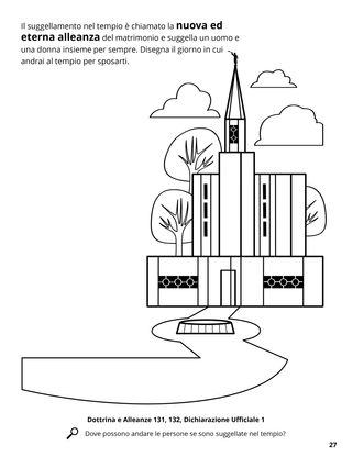 Eternal Marriage coloring page