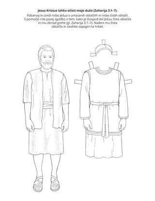 Stran z dejavnostjo: Jezus Kristus lahko očisti mojega duha.