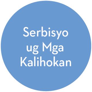 icon sa pagserbisyo ug mga kalihokan