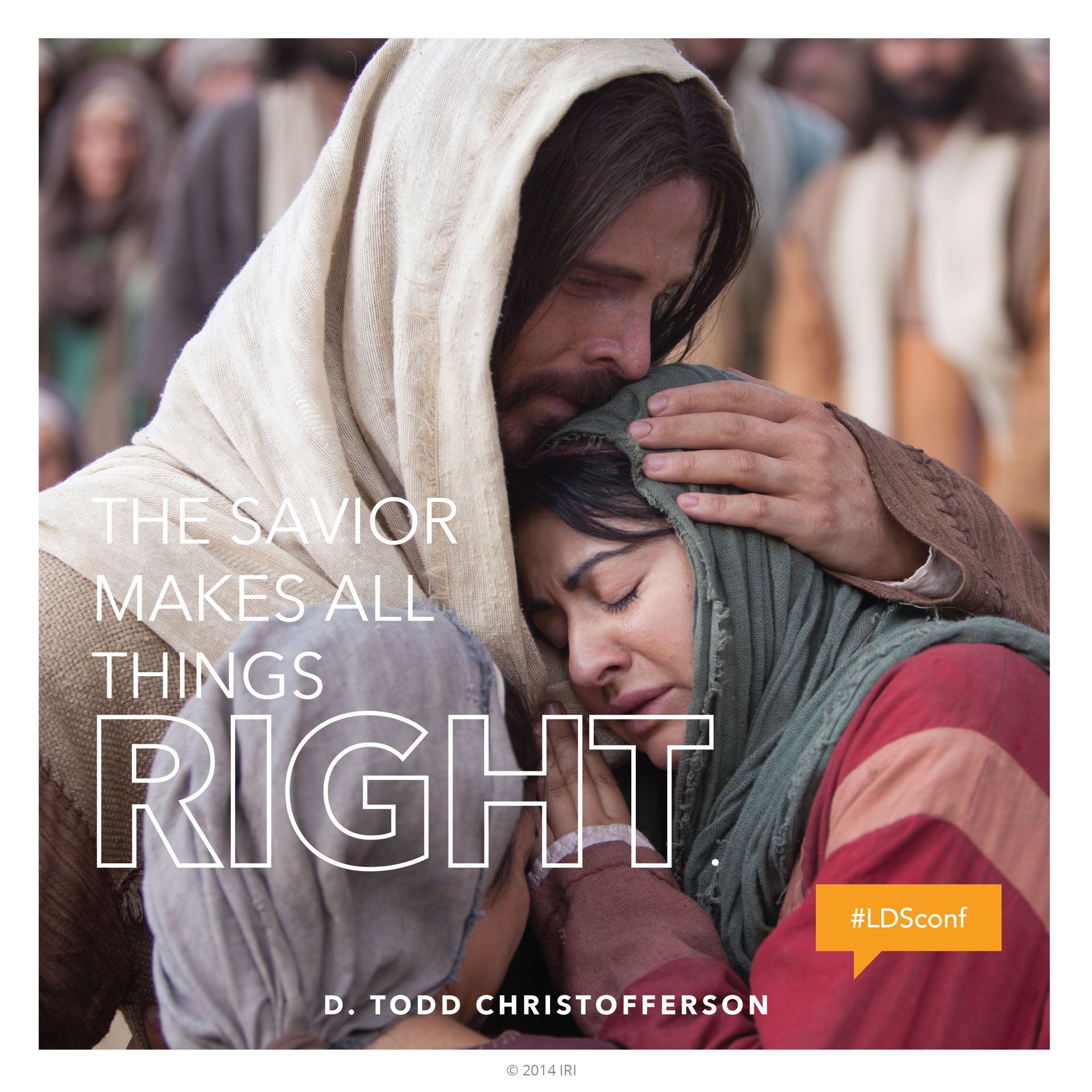 “The Savior makes all things right.”—Elder D. Todd Christofferson, “The Resurrection of Jesus Christ” © undefined ipCode 1.