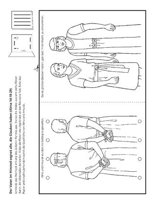Seite mit der Aktivität: Alma und Amulek hatten Glauben