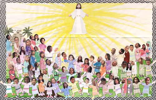 picture of Jesus visiting children