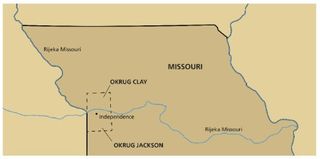 karta, sjeverni Missouri