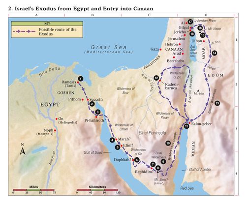 2. Israel s Exodus from Egypt and Entry into Canaan