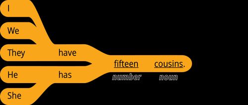 pattern 1 answer I have number noun