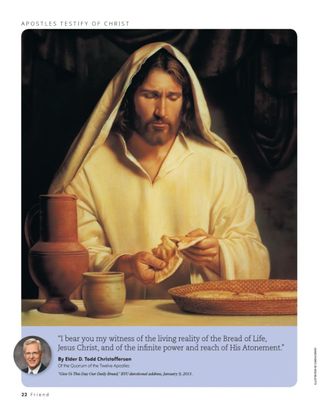 painting of Jesus breaking bread