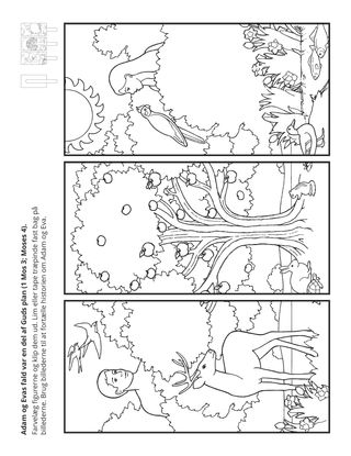 aktivitetsside: Adam og Evas fald var en del af Guds plan