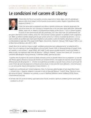 Approfondimento – Le condizioni nel carcere di Liberty