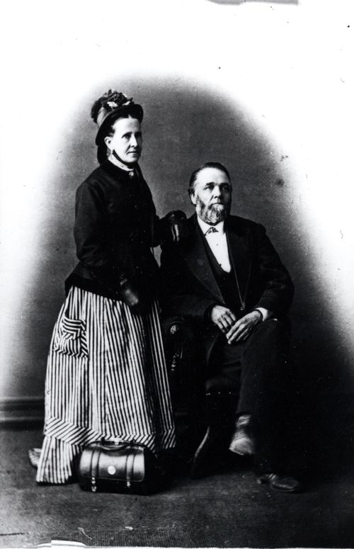 Jane Snyder Richards and Franklin D. Richards