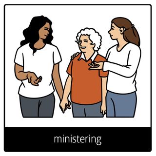 simbolo ng ebanghelyo para sa ministering