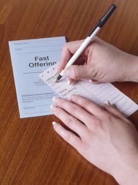 fast offering form