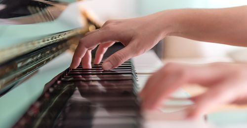 playing piano