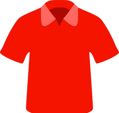 red polo shirt