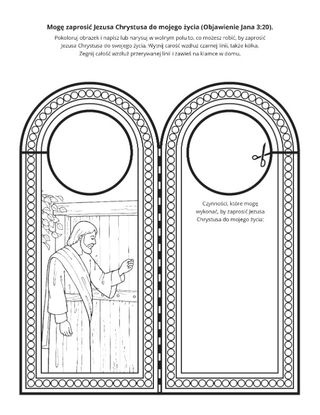 Strona z zadaniem: Mogę zaprosić Jezusa Chrystusa do mojego życia.