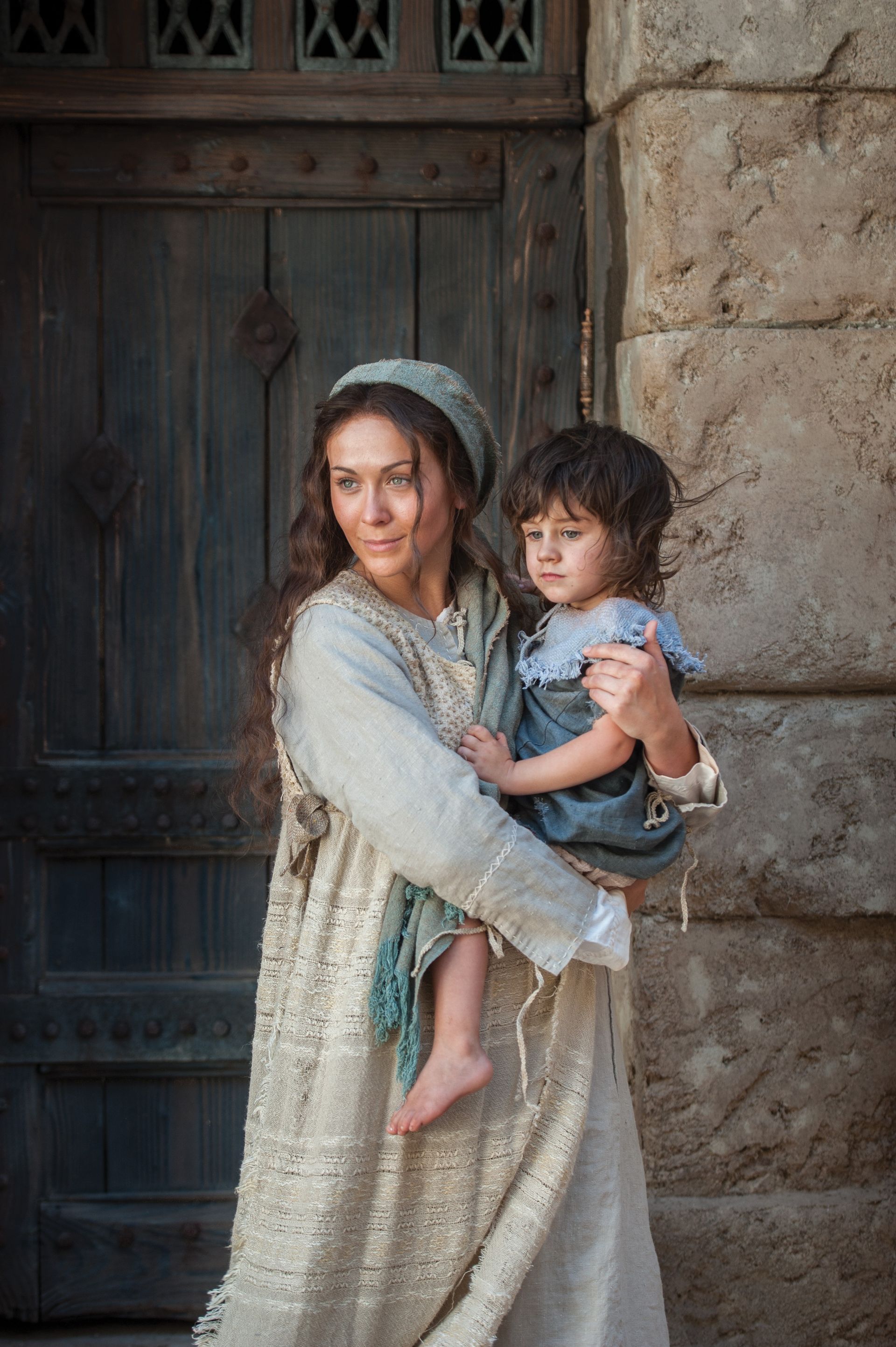 Un retrato de María y el niño Jesús en la época en que los magos le llevaron sus presentes.