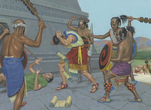 Lamanites fighting Nephites