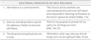 doctrinal principles of self-reliance