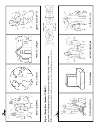 Hoja de actividades: Soy un hijo de Dios