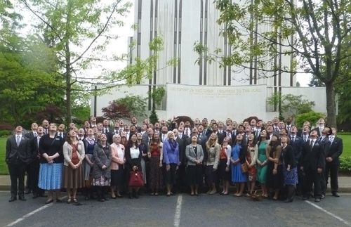 Missionaries at the Seattle Washington Temple