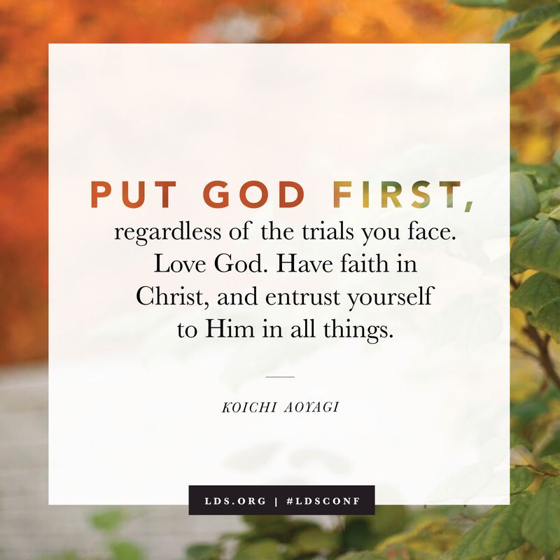 Put God First