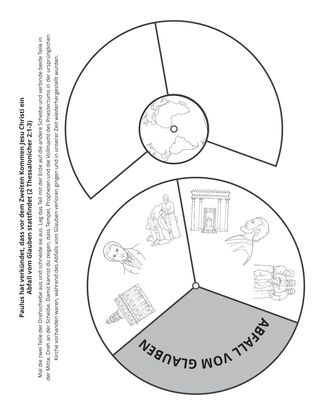 Seite mit der Aktivität: Der Abfall vom Glauben kommt vor dem Zweiten Kommen
