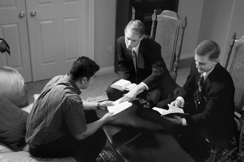 missionaries teaching