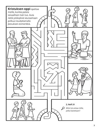 The Doctrine of Christ coloring page