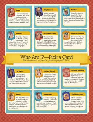 Who Am I—Pick a Card