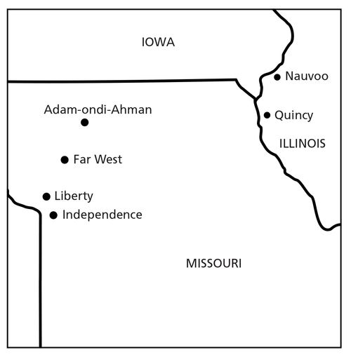 sarintanin’ny toerana misy ny tantaran’ny Fiangonana any Missouri sy Illinois