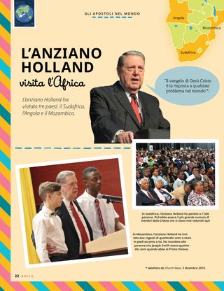 pictures of Elder Holland visiting countries in Africa