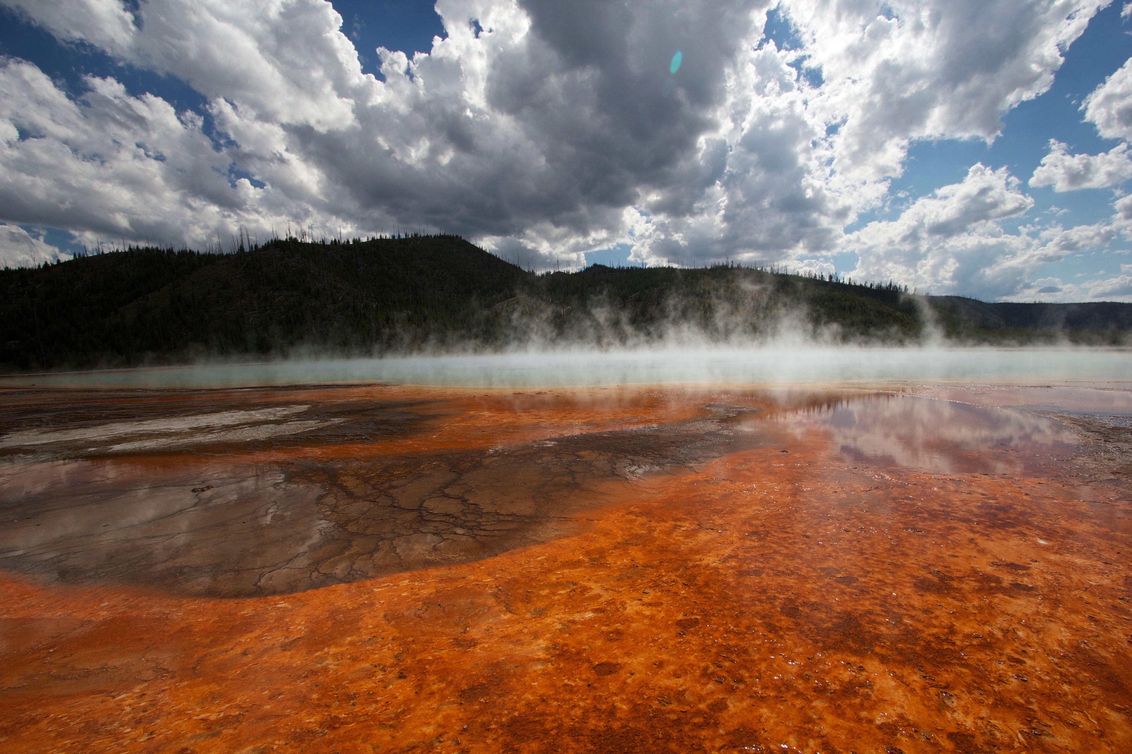 Water in Yellowstone National Park.  