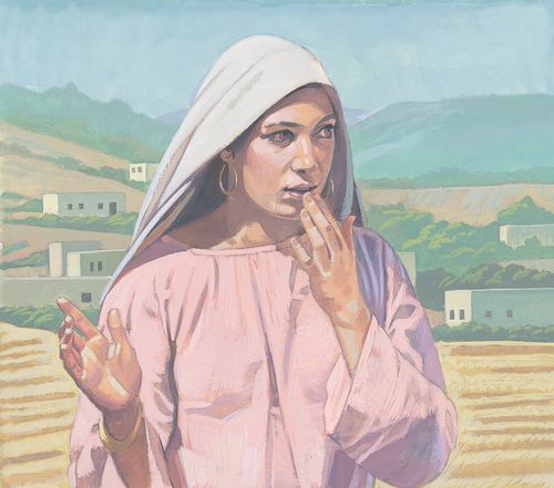 The Samaritan woman is surprised that Jesus spoke to her - ch.15-3