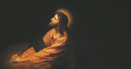Christus betet