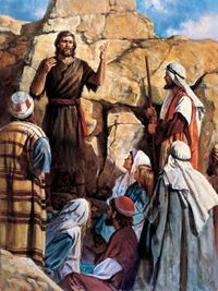 John the Baptist Preaching