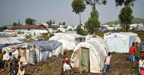 refugee camp in Africa