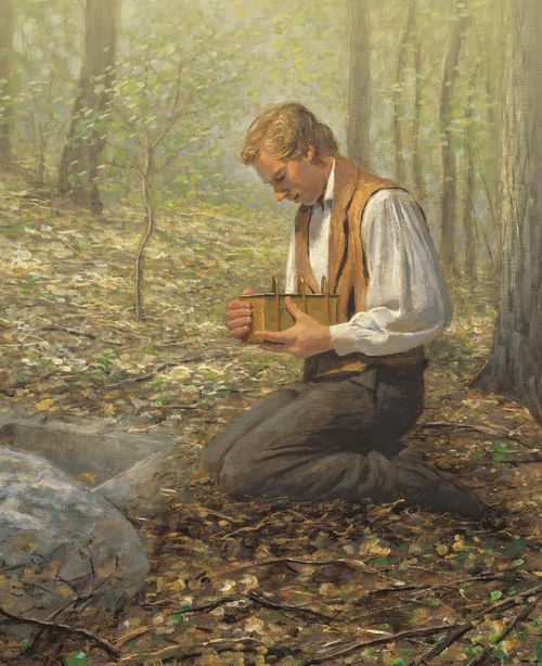 Joseph Smith at Cumorah