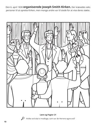 Organization of the Church coloring page