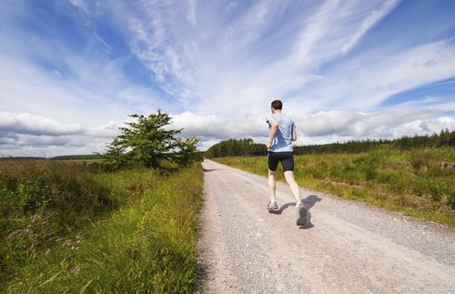 man jogging