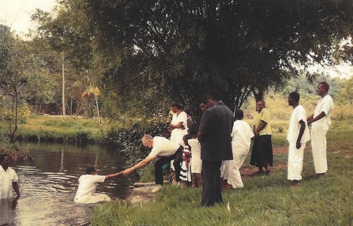 first baptisms in the Republic of the Congo